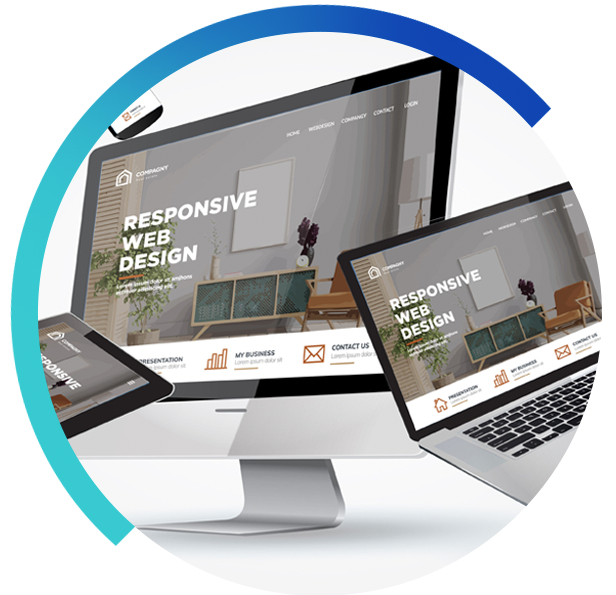 Website Cost Responsive Design Graphic